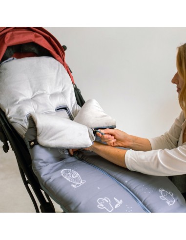 Cactus Gris 2x1 – Saco carro Interbaby