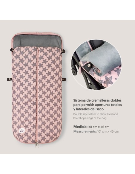 Star Marino Rosa 2x1 – Saco carro Interbaby