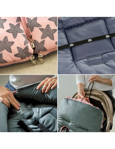 Star Marino Rosa 2x1 – Saco carro Interbaby