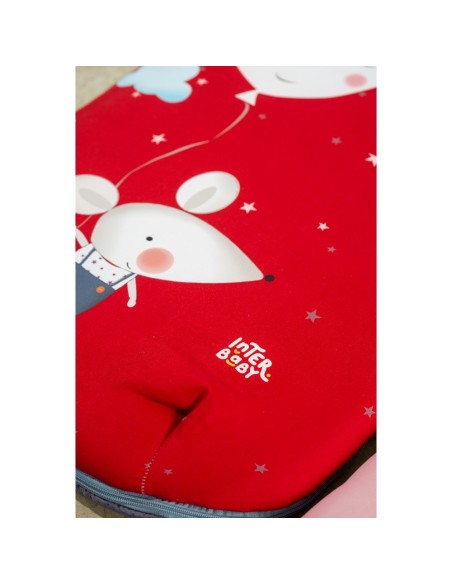 Saco universal Ratita Rojo 2x1 Interbaby