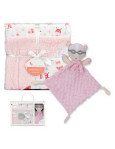 2x1 Manta borreguillo mod paracaidista+dou-dou  mod paracaidista rosa