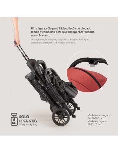 Silla paseo Minimum Space Plus Rojo Interbaby