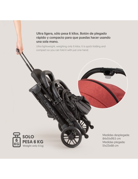 Silla paseo Minimum Space Plus Rojo Interbaby