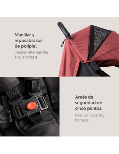 Silla paseo Minimum Space Plus Rojo Interbaby