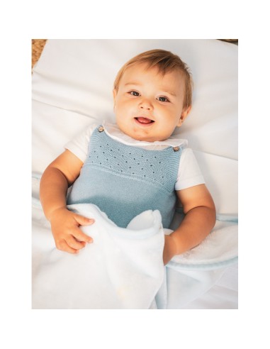 2x1 Manta saco rachel mod osito nube rosa