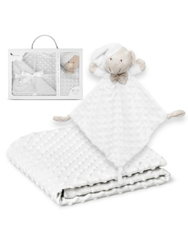 2x1 Manta burbuja + dou dou mod osito blanco