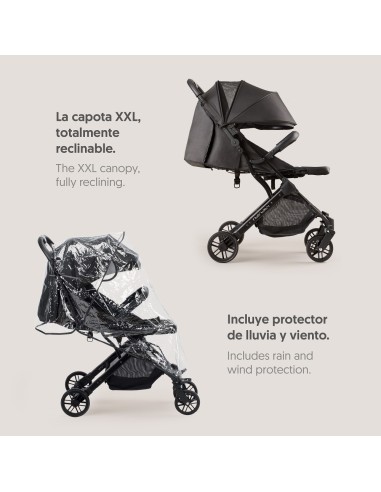 Silla paseo Minimum Space Plus Negro Interbaby