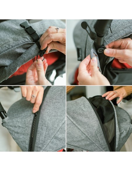 Silla paseo Minimum Space Plus Negro Interbaby