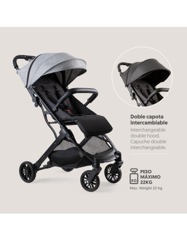 Silla paseo Minimum Space Plus Gris Interbaby