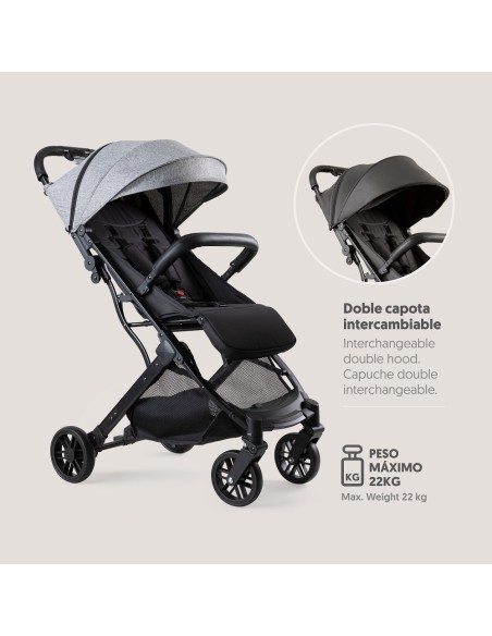 Silla paseo Minimum Space Plus Gris Interbaby