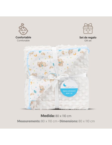 2x1 Manta burbuja   mod elefante azul