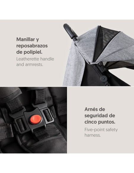 Silla paseo Minimum Space Plus Gris Interbaby