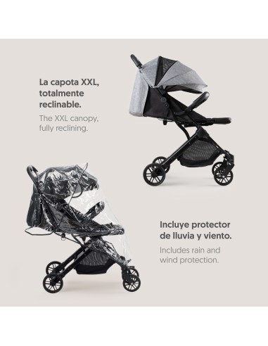 Silla paseo Minimum Space Plus Gris Interbaby