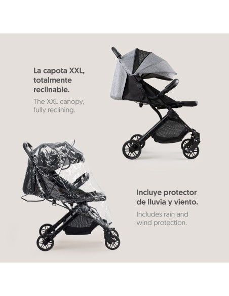 Silla paseo Minimum Space Plus Gris Interbaby