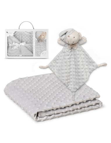 2x1 Manta burbuja + dou dou mod osito gris