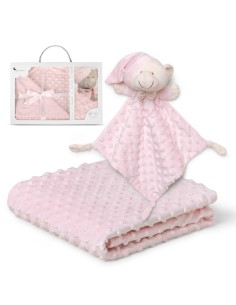 2x1 Manta burbuja + dou dou mod osito rosa