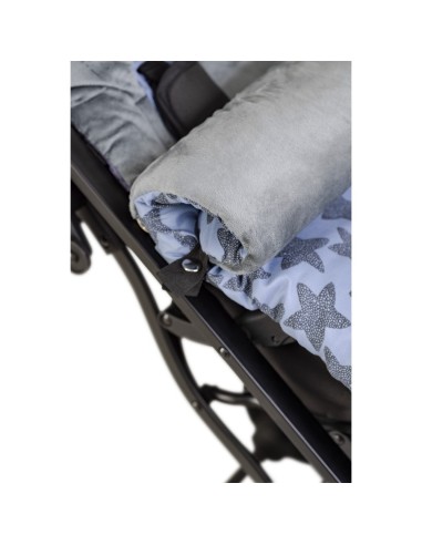 Saco Silla Paseo Universal Saco Bebe Invierno Suave, Cálido, Afelpado | Saco Carro Bebe Invierno Desmontable, Doble Apertura