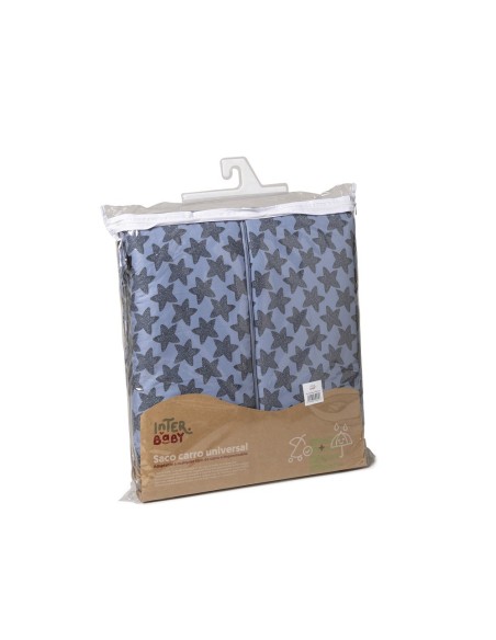 Saco Silla Paseo Universal Saco Bebe Invierno Suave, Cálido, Afelpado | Saco Carro Bebe Invierno Desmontable, Doble Apertura