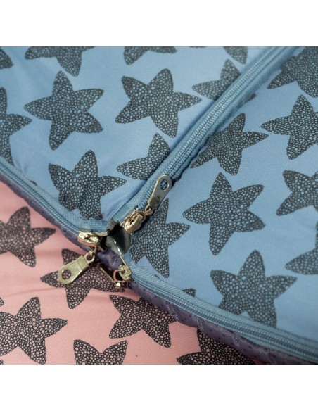 Saco Silla Paseo Universal Saco Bebe Invierno Suave, Cálido, Afelpado | Saco Carro Bebe Invierno Desmontable, Doble Apertura