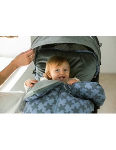 Saco Silla Paseo Universal Saco Bebe Invierno Suave, Cálido, Afelpado | Saco Carro Bebe Invierno Desmontable, Doble Apertura