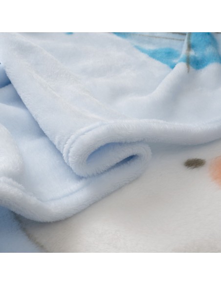 2x1 Manta cuna sedalina elefante cometa azul