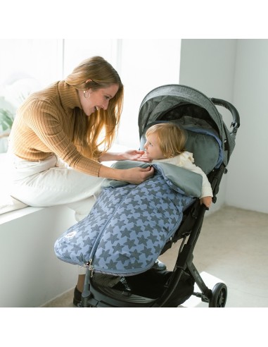 Saco Silla Paseo Universal Saco Bebe Invierno Suave, Cálido, Afelpado | Saco Carro Bebe Invierno Desmontable, Doble Apertura