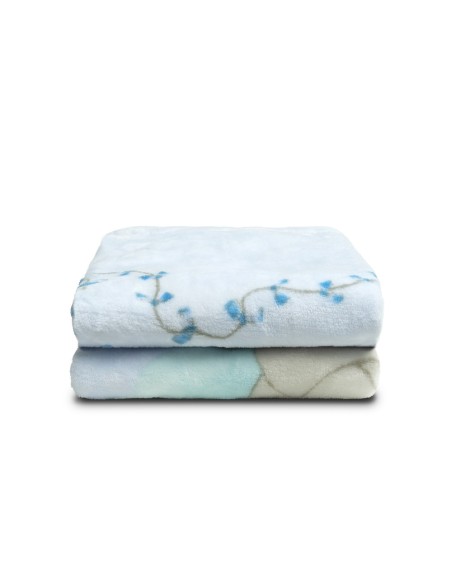 2x1 Manta cuna sedalina elefante cometa azul