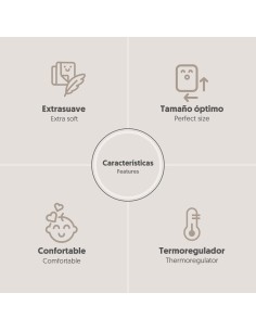 2x1 Manta nido abeja + borreguillo gris 2