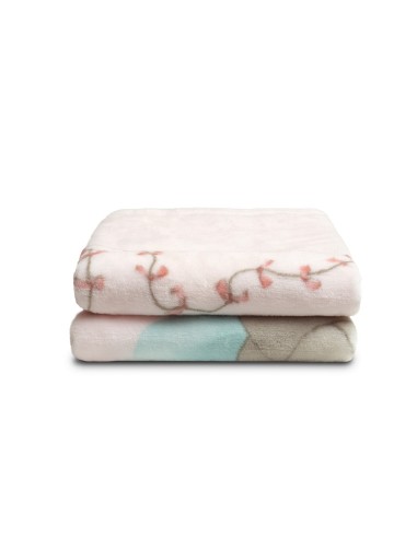 2x1 Manta cuna sedalina elefante cometa rosa