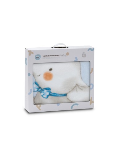 2x1 Manta cuna sedalina elefante cometa azul