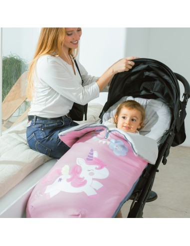Saco universal Unicornio Rosa 2x1 Interbaby