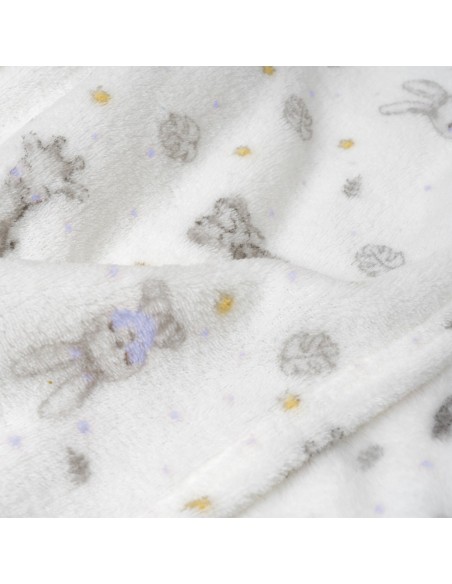 2x1 Manta estampada koala azul