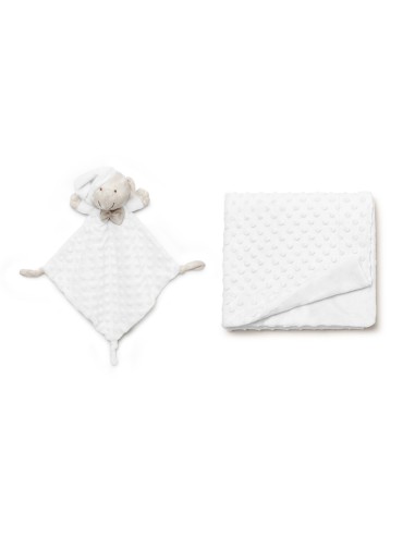 2x1 Manta burbuja + dou dou mod osito blanco