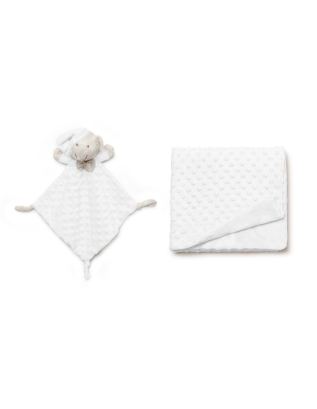 2x1 Manta burbuja + dou dou mod osito blanco