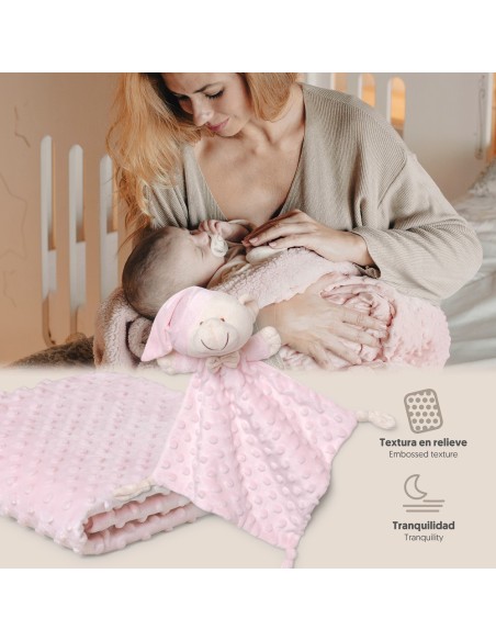 2x1 Manta burbuja + dou dou mod osito rosa