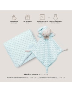 2x1 Manta burbuja + dou dou mod osito verde 2