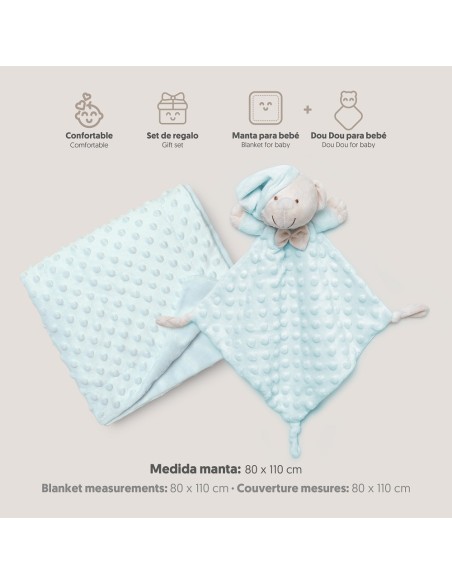 2x1 Manta burbuja + dou dou mod osito verde