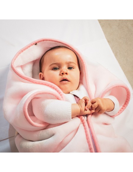 2x1 Manta saco rachel mod osito nube azul