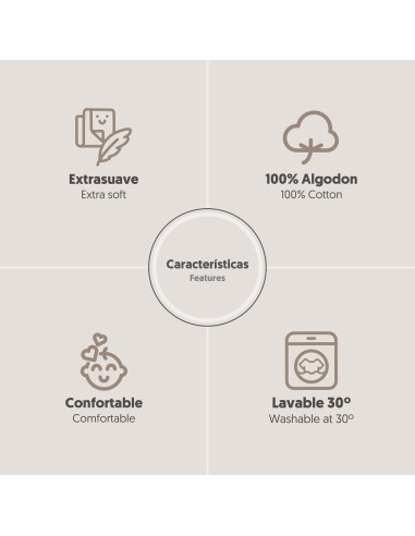 2x1 Juego de sábanas cuna franela estrellas luna bco/beig