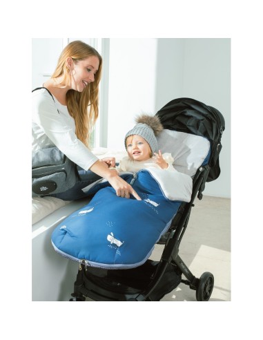 Saco carro Perritos Azul 2x1 Interbaby