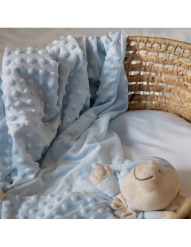 2x1 Manta 0.80 x 1.10 azul