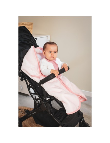 2x1 Manta saco rachel mod osito nube rosa