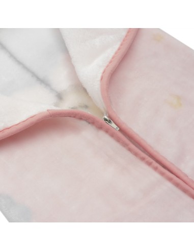 2x1 Manta saco rachel mod osito nube rosa