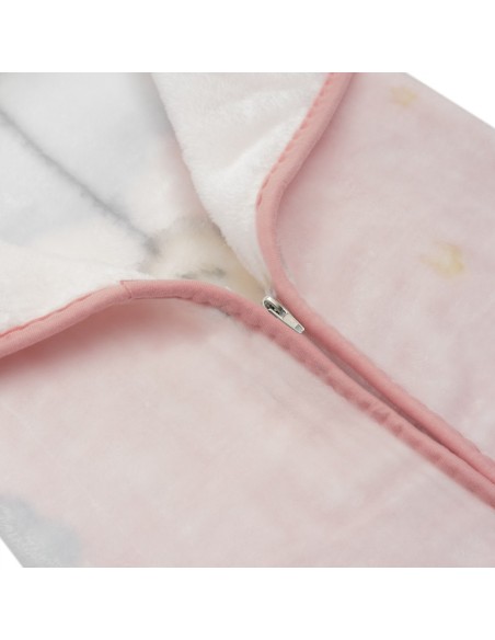2x1 Manta saco rachel mod osito nube rosa