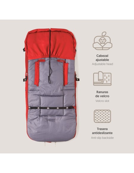 Saco universal Ratita Rojo 2x1 Interbaby