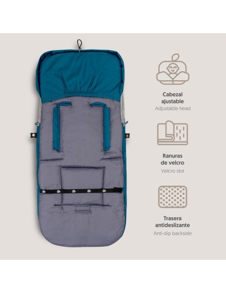 Saco carro Perritos Azul 2x1 Interbaby