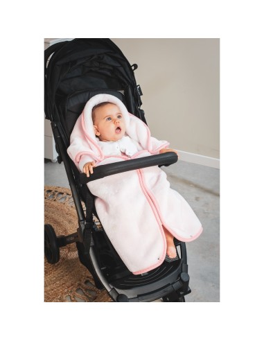 2x1 Manta saco rachel mod osito nube rosa