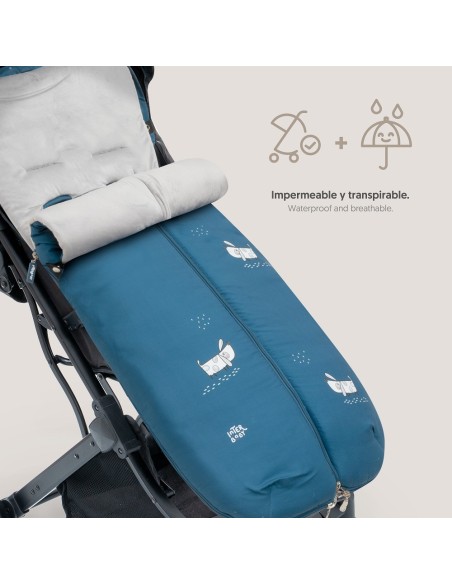 Saco carro Perritos Azul 2x1 Interbaby