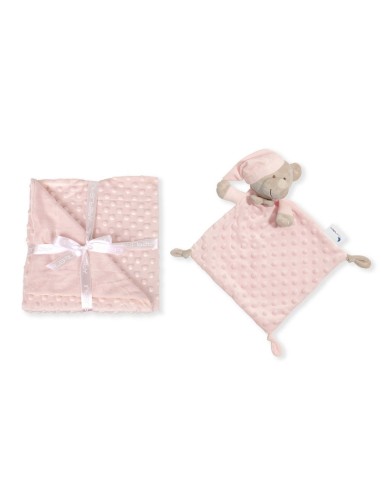 2x1 Manta burbuja + dou dou mod osito rosa