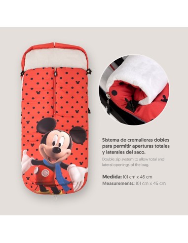 Saco carro Mickey Topos 2x1 Interbaby